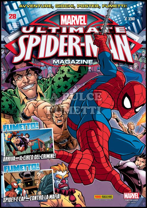 PANINI COMICS MEGA #    63 - ULTIMATE SPIDER-MAN MAGAZINE 28 + SPIDER-TROTTOLA